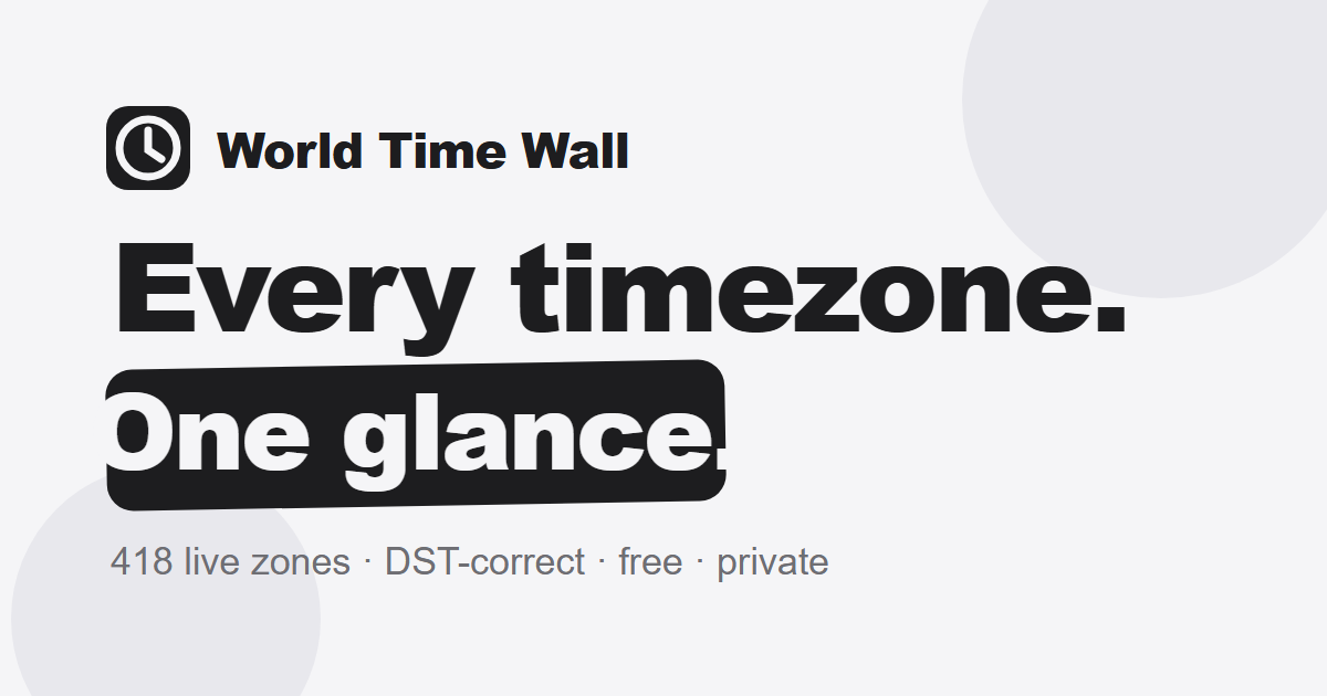 I built a world clock that finally answers the only question that matters: "is it rude to message th